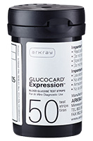 GLUCOCARD Expression test strip bottle